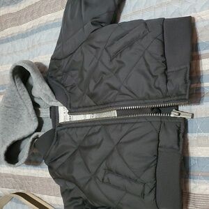 Fleece lined hooded Coat